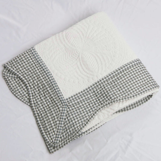 Gray Gingham Quilt