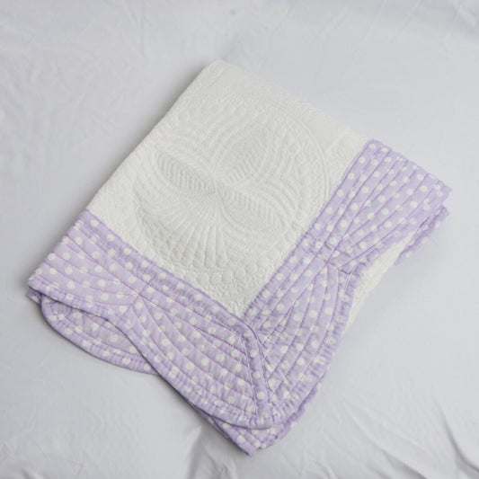 Purple Polka Dot Quilt