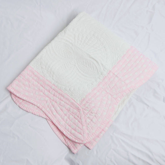 Pink Polka Dot Quilt